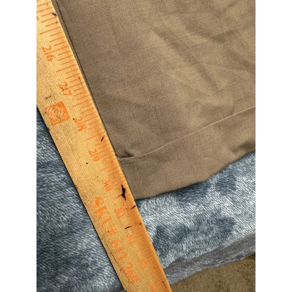 Lauren Ralph Lauren Mens 38x32 Tan Pleated High Performance Wool Dress Pants